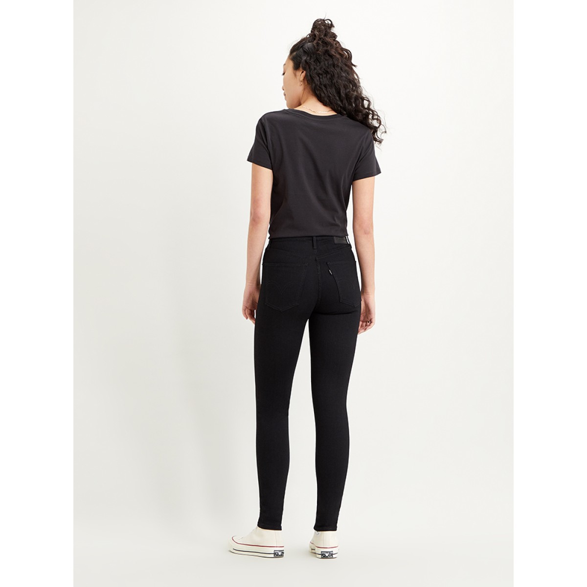 LEVI S Mile High Super Skinny Jeans Black Celestial